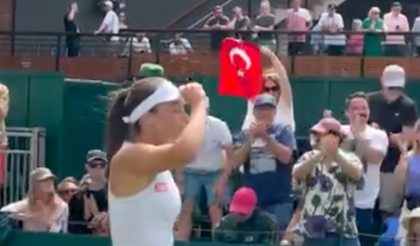 Türk Milli tenisçimiz Zeynep Sönmez, Wimbledon'da tarih yazdı
