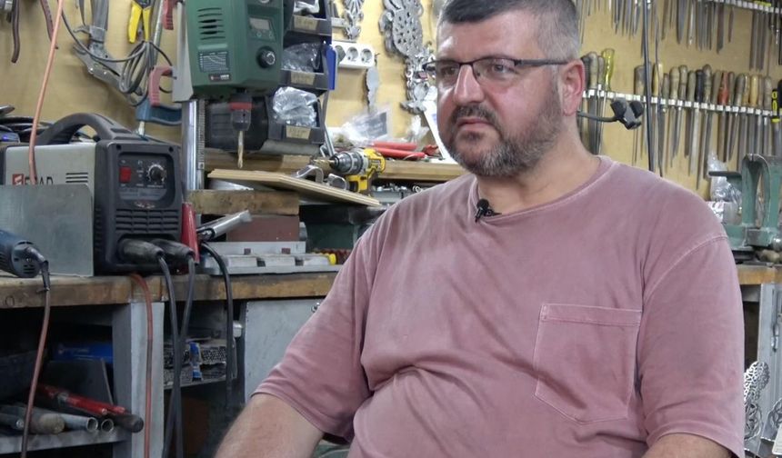 6 kuşaktır Kemaliye'nin asırlık kültürü kapı tokmaklarını üretiyorlar