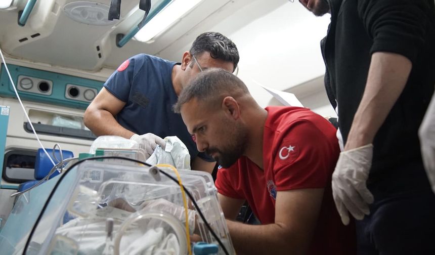Ambulans uçak, Tülin bebek için havalandı