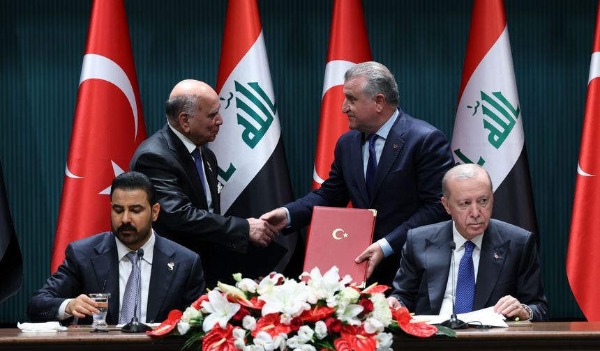 Cumhurbaşkanı Erdoğan, Irak Başbakanı ez-Zeydi'yi resmi törenle karşıladı (2)