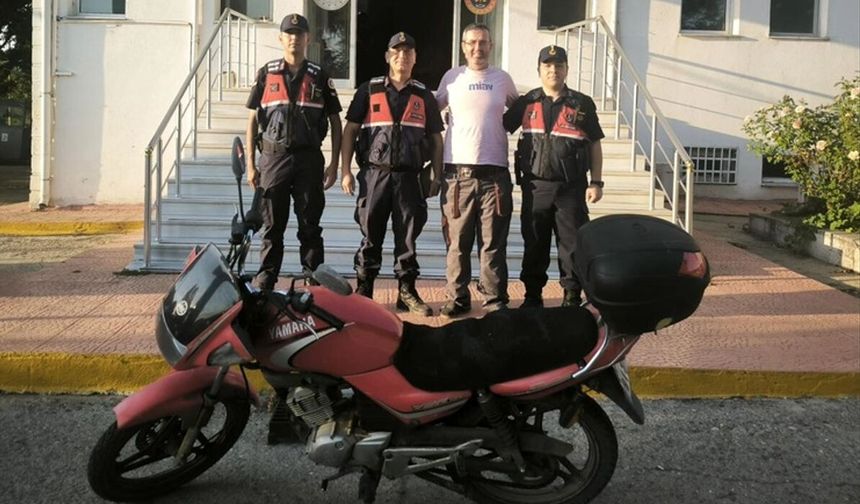 Edirne'de çalınan motosiklet aynı gün bulundu, şüpheli tutuklandı