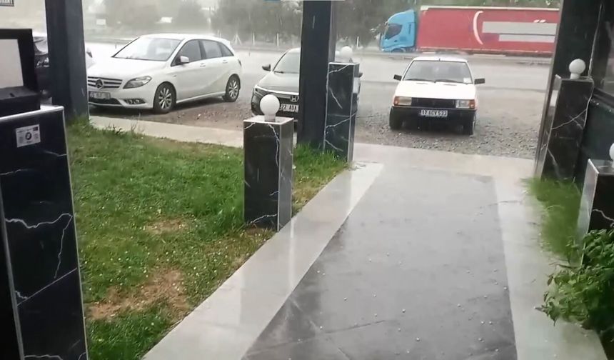 Edirne'de kuvvetli sağanak etkili oldu (2)