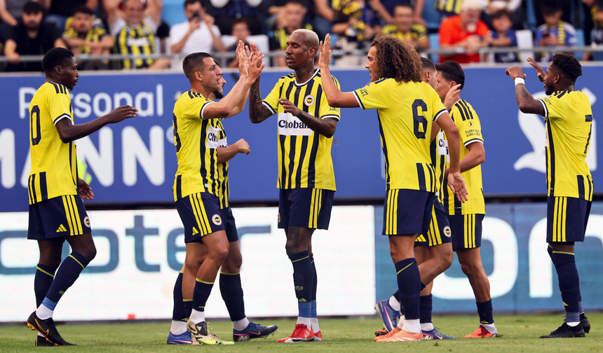 Fenerbahçe 4 Pogon Szczecin 0 Hazırlık Maçı
