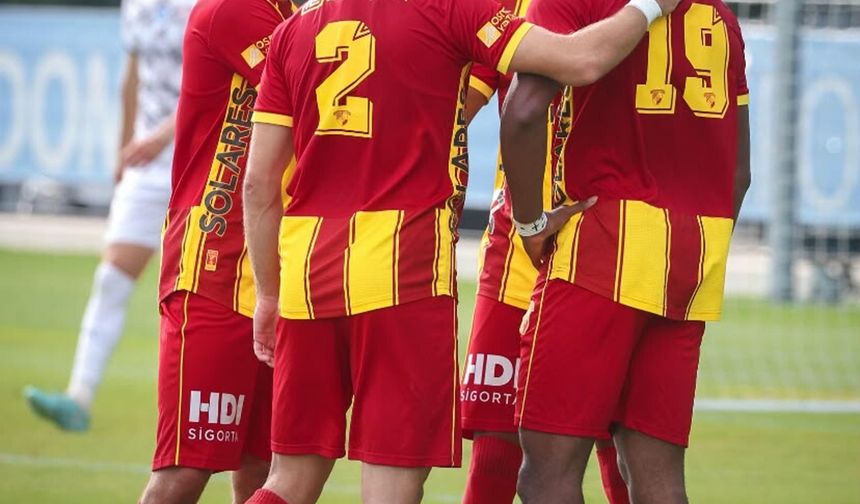 Göztepe Slovenya'da rakip tanımıyor