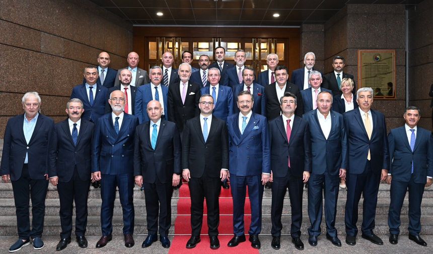 TCMB Başkanı Karahan, TOBB Yönetim Kurulu üyeleriyle buluştu