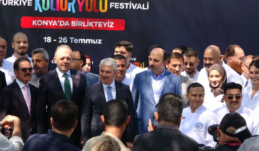 Türkiye Kültür Yolu Festivali'nin 11'inci durağı Konya oldu