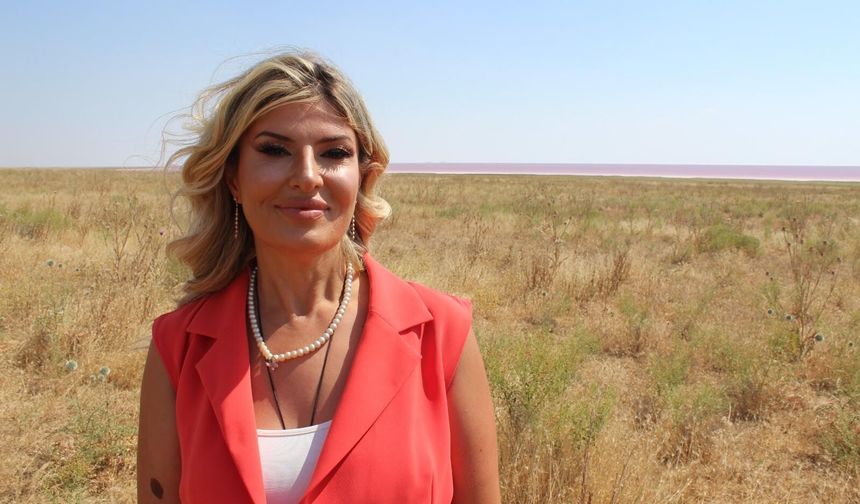 Tuz Gölü, pembe rengini aldı
