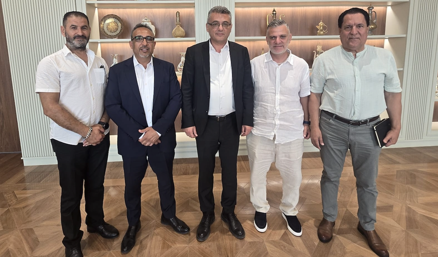 TTFF Başkanı Davulcular, KKTC Cumhurbaşkanı Erhürman’ı Ziyaret etti