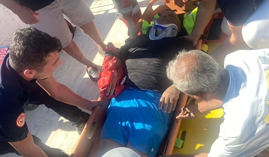 Bodrum'da 5 metre derinliğindeki havuzun makine dairesine düşen kişi kurtarıldı