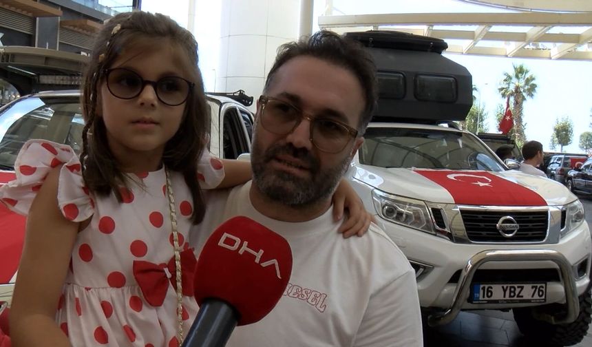 Kartal'da 30 Ağustos Zafer Bayramı araç konvoyuyla kutlandı