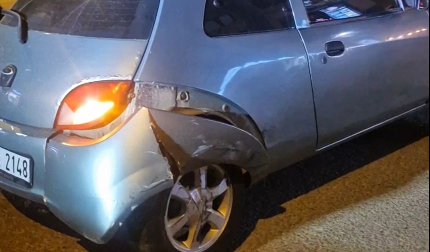 Kaza sonrası kaçarken cipiyle otomobile çarpan alkollü sürücüye gözaltı