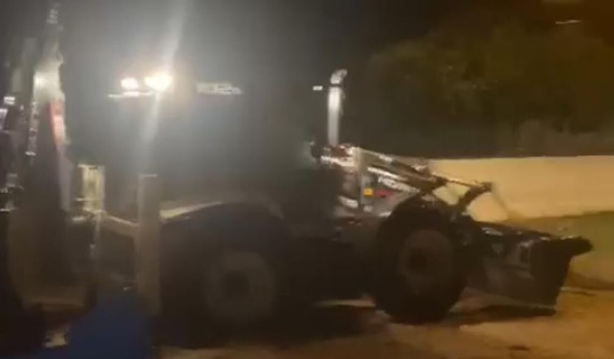 Sağanak sonrası meydana gelen sel köyde hasara yol açtı
