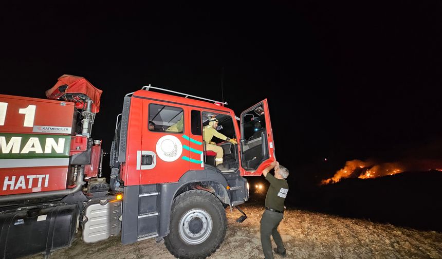 Adana'da çöplük alanda yangın
