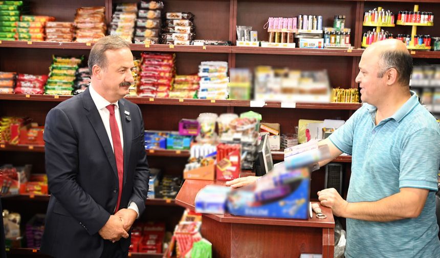 Ağıralioğlu, Kırıkkale'de esnaf ve partililerle bir araya geldi