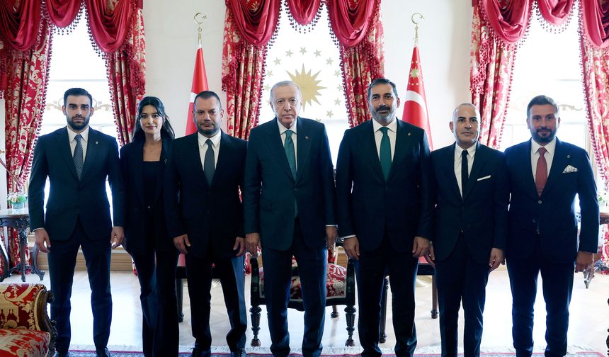 Cumhurbaşkanı Erdoğan, kulüp başkanlarını kabul etti