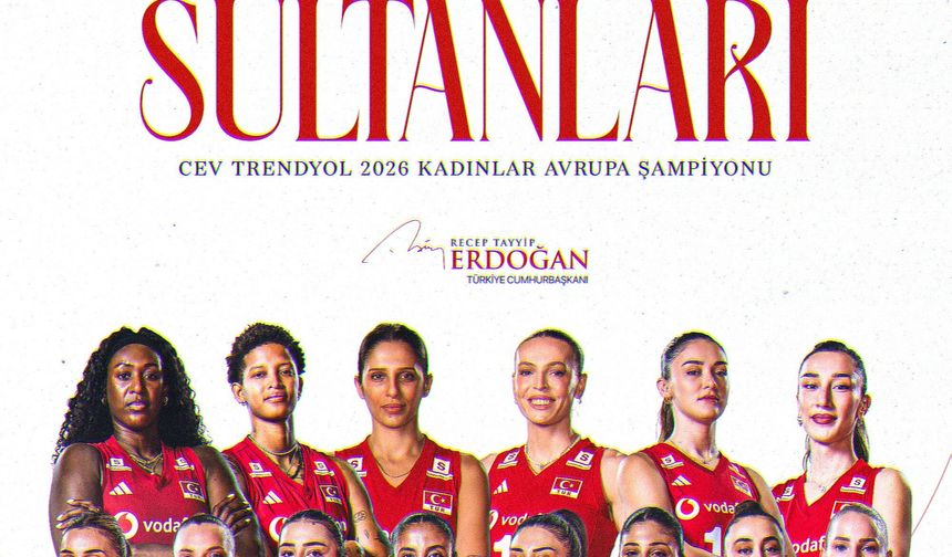 Cumhurbaşkanı Erdoğan'dan A Milli Kadın Voleybol Takımı'na tebrik mesajı