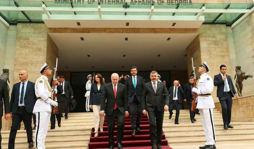 İçişleri Bakanı Çiftçi, Gürcistan'da