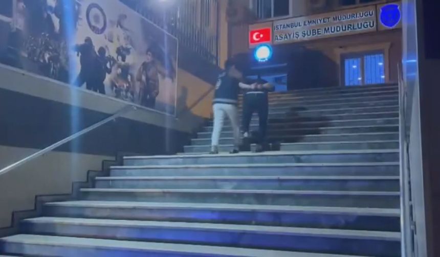 Kağıthane'de servis araçlarını ateşe veren 9 şüpheli tutuklandı