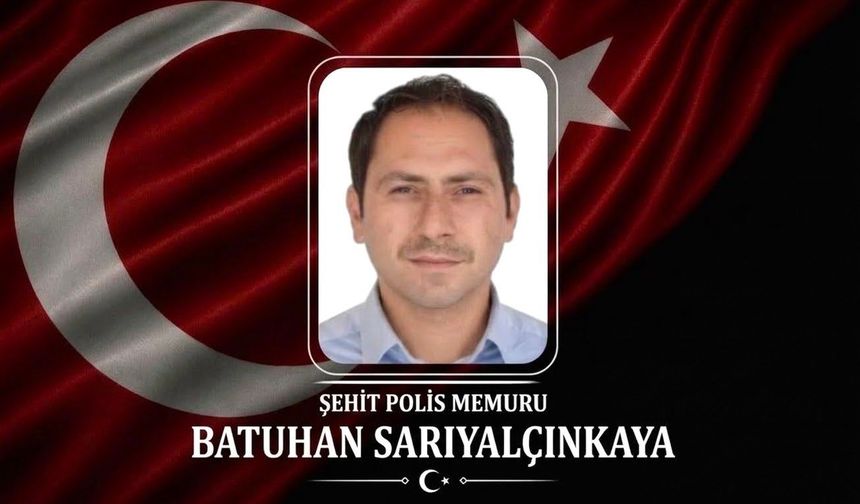 Kazada şehit olan polis memurunun cenazesi Giresun'a gönderildi