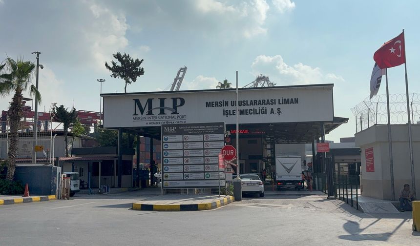 Limandaki konteynerin üzerine iş makinesi devrildi; yaşanan sızıntıdan 35 işçi etkilendi