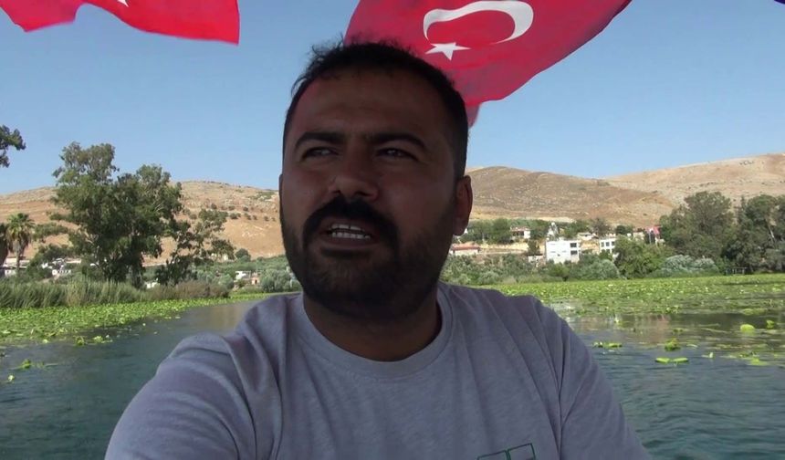 Nilüfer yapraklarıyla kaplı Gölbaşı Gölü'ne ilgi