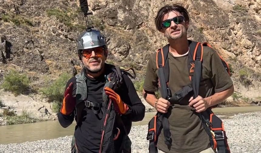 Sivas'ta 243 metrelik cam seyir terastan nefes kesen atlayış