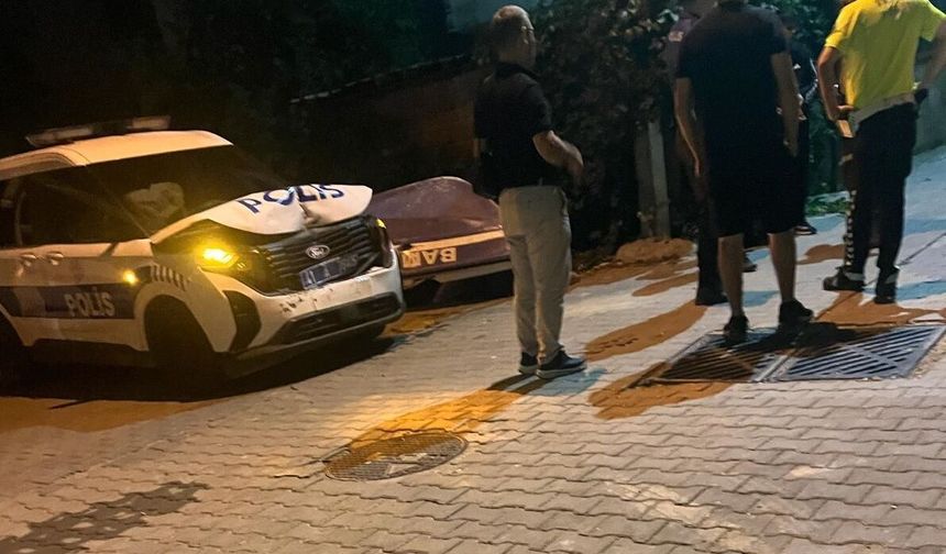Şüphelileri takip eden ekip aracı kazaya karıştı; 1 polis yaralı