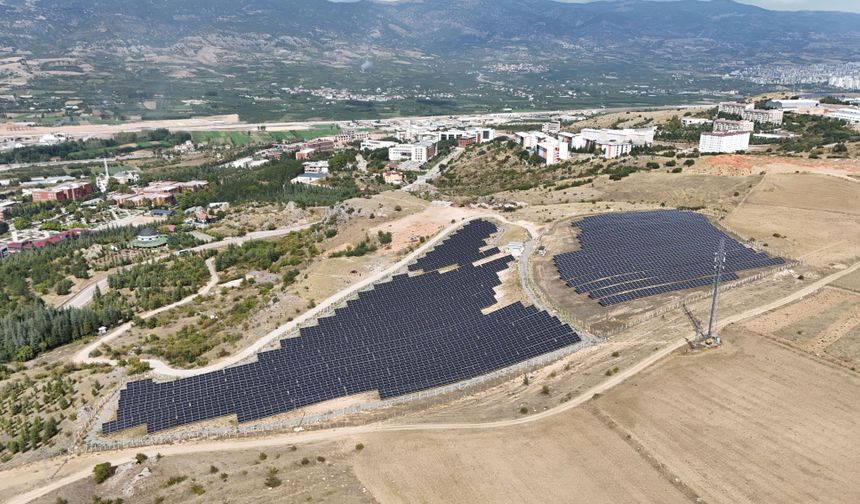 TOGÜ'de elektrik ihtiyacının tamamı güneş enerjisinden karşılanıyor