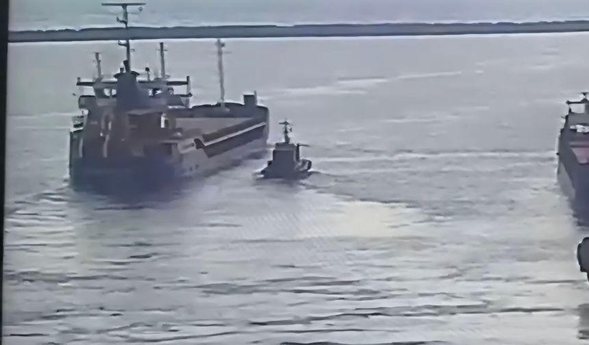 Tuğberk İmamoğlu gemisinin İskenderun'dan ayrıldığı anların görüntüsü ortaya çıktı