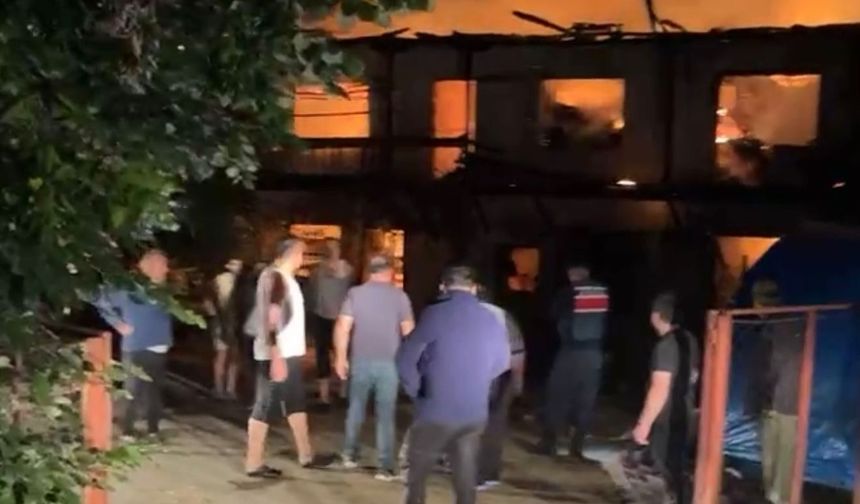 Yangında ahırdaki 9 büyükbaş öldü