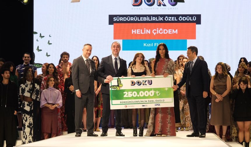 6'ncı Doku Kumaş Tasarım Yarışması'nda ödüller sahiplerini buldu