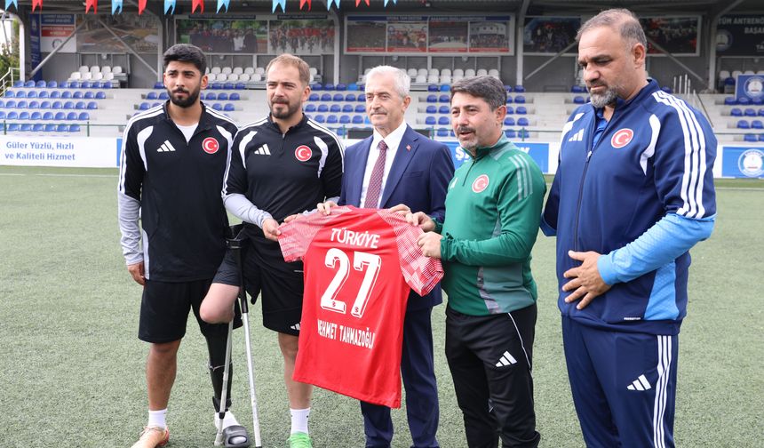 Ampute Futbol Milli Takımı dünya kupası için kamp çalışmalarını sürdürüyor