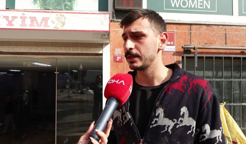 Ayazağa'da selde mağaza su içinde kaldı: 19 senenin 1-2 dakikada yok olması acı verici