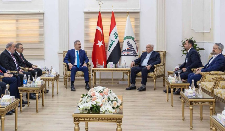 Bakan Fidan, Haşdi Şabi Komisyonu Başkanı Fayyad ile bir araya geldi