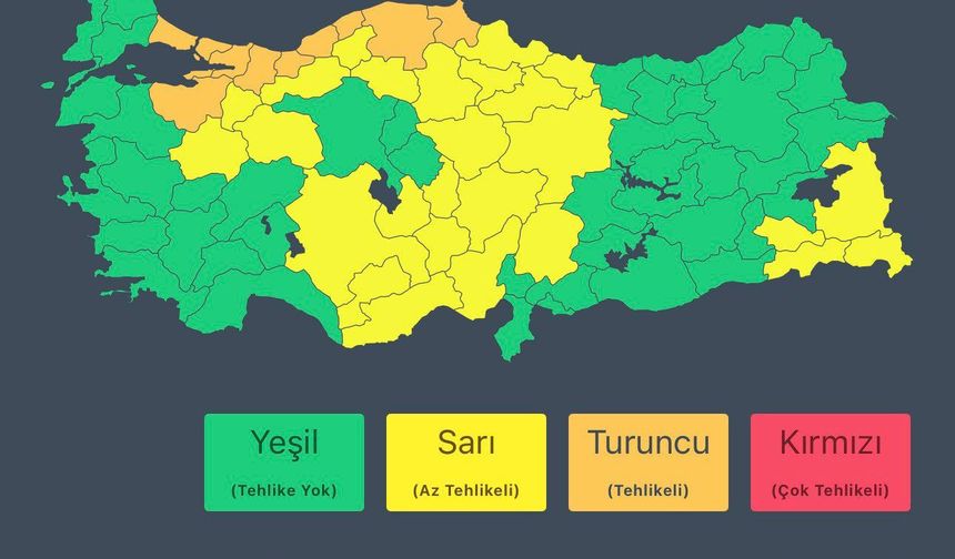 Bakan Kurum: 10 ilde turuncu, 26 ilde sarı kodlu uyarı var