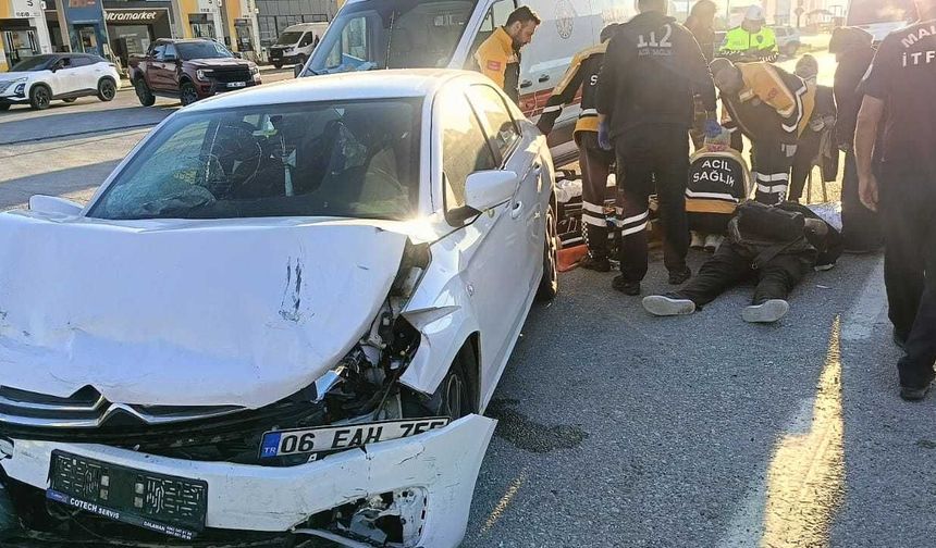 Malatya'da otomobiller çarpıştı; 1'i ağır, 6 yaralı