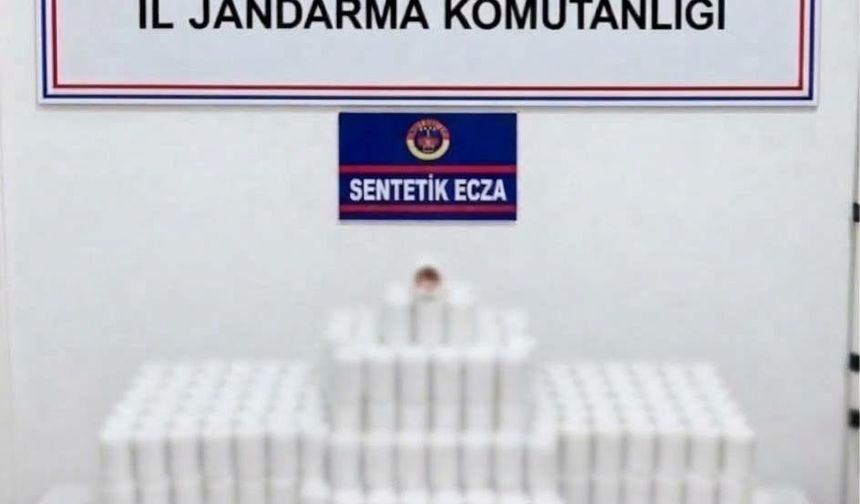 Manisa'da 42 bin 534 sentetik ecza ele geçirildi: 1 tutuklama