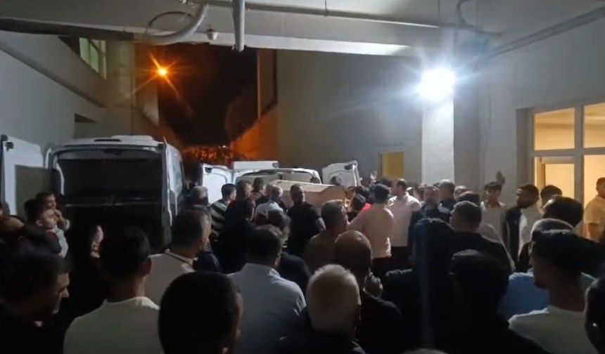 Mardin'de otomobil su kanalına uçtu: 4'ü çocuk, 6 ölü (2)
