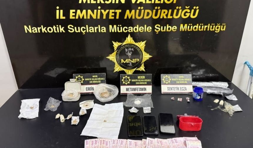Mersin'de 'torbacı' operasyonunda 4 tutuklama