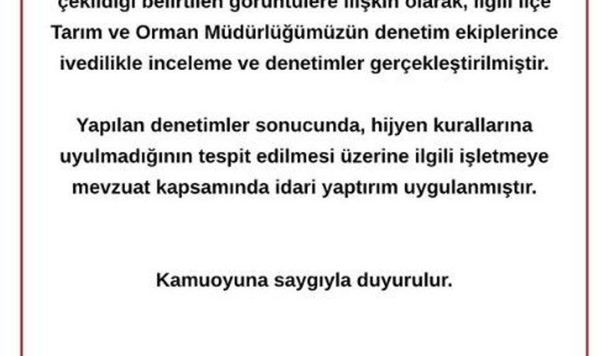 Reyonda et yiyen kedinin görüntülendiği markete 52 bin TL ceza