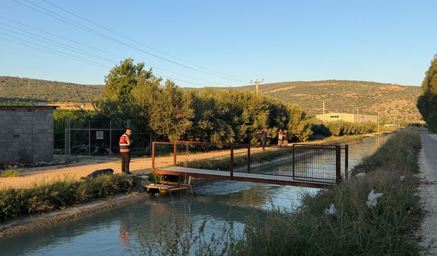 Sulama kanalında cesedi bulundu