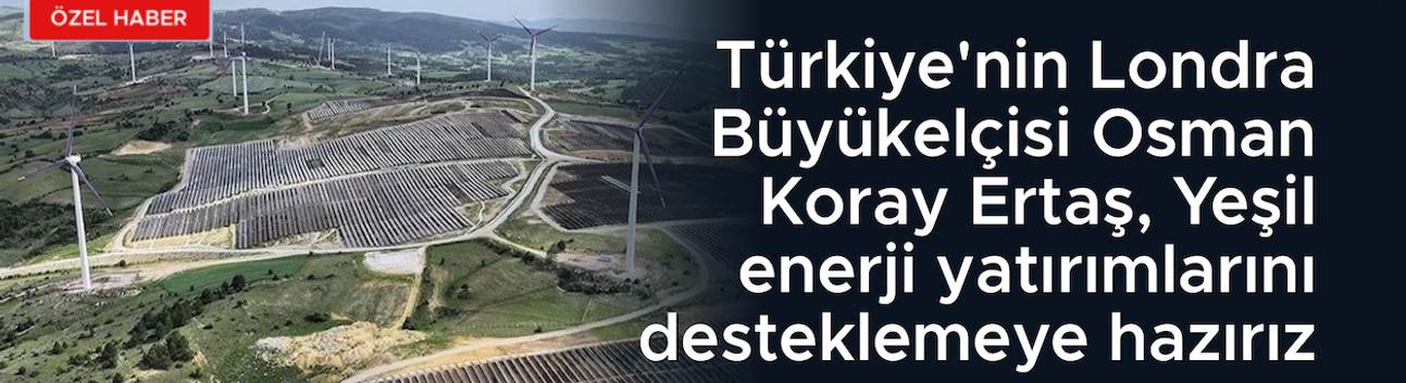 Türkiye'nin uzun dönemli yenilenebilir enerji planları Londra'da yatırımcılarla paylaşıldı