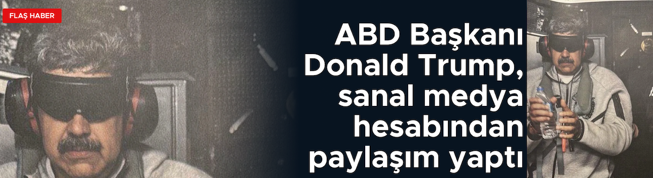 Trump, Maduro'nun fotoğrafını paylaştı