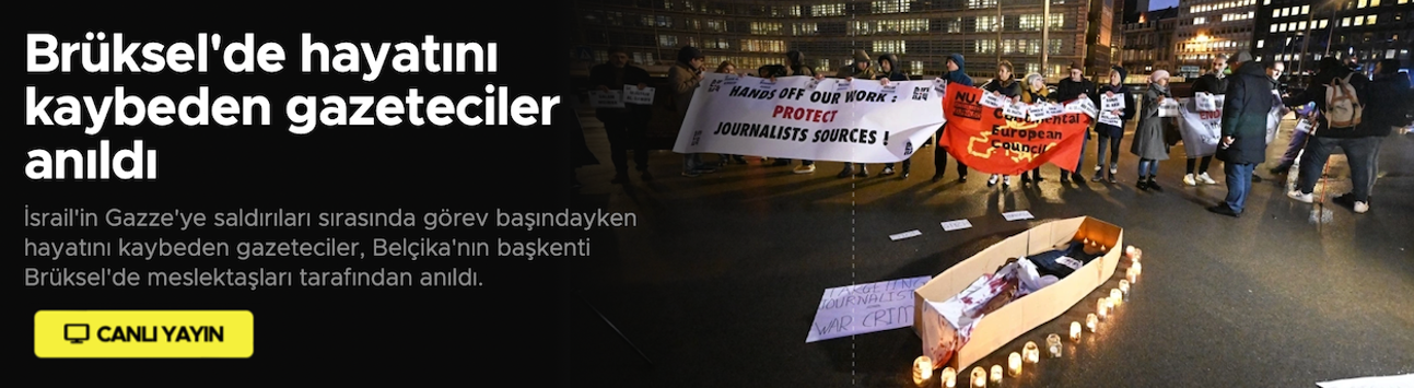 Brüksel'de hayatını kaybeden gazeteciler anıldı